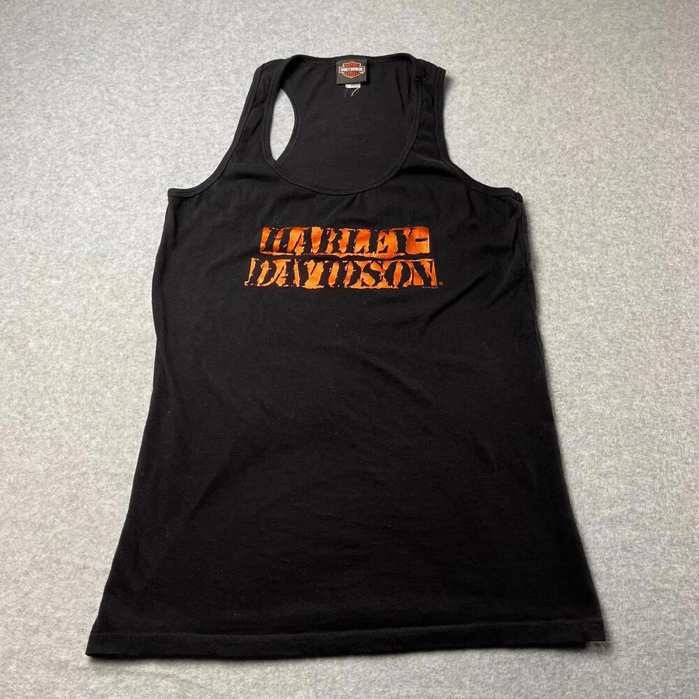 Harley Davidson Tank Top Womens XXL Black Hills Rapid City SC Black